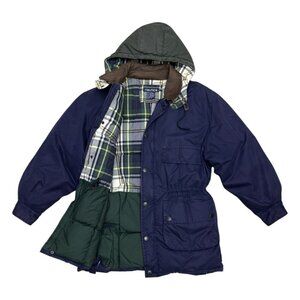 NAUTICA Duck Down Fill Winter Puffer Parka Jacket Coat Mens Medium